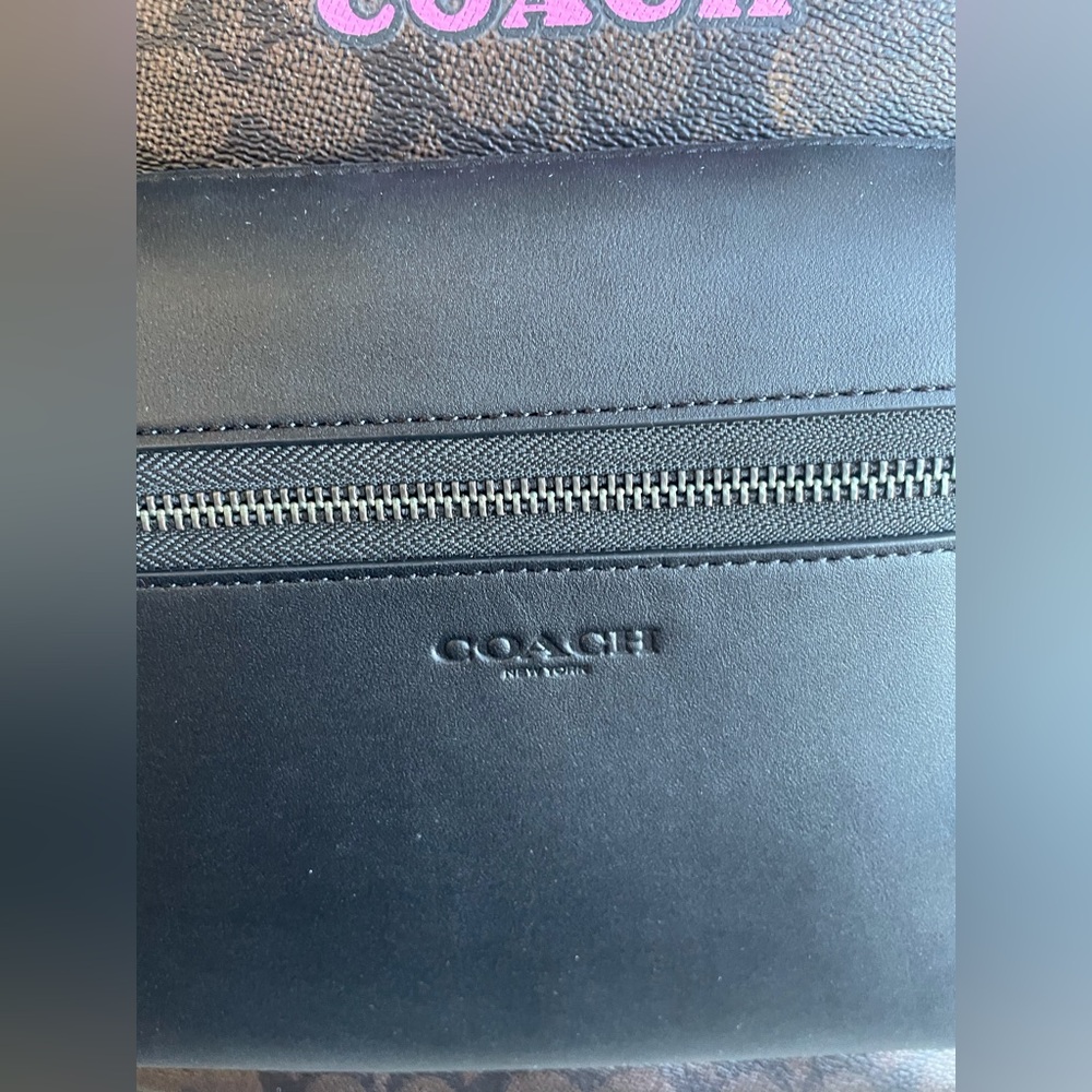 NWT！COSMIC COACH WEST BACKPACK IN SIGNATURE CANVAS WITH ROBOT PRINT（COACH CW326） - Picture 6 of 14